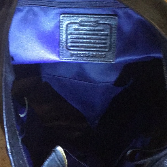 COACH,” Black Leather Satchel “❤️ - Picture 5 of 6